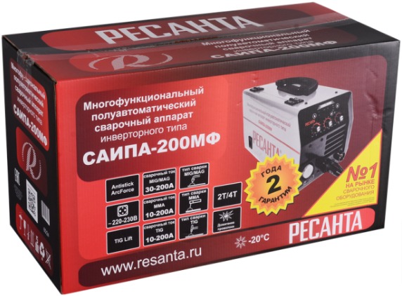 Коробка Ресанта САИПА-200МФ
